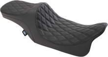 DRAG SPECIALTIES SEATS Predator III 2-Up Seat - Double Diamond - Black Thread - FL '99-'07 0801-1308