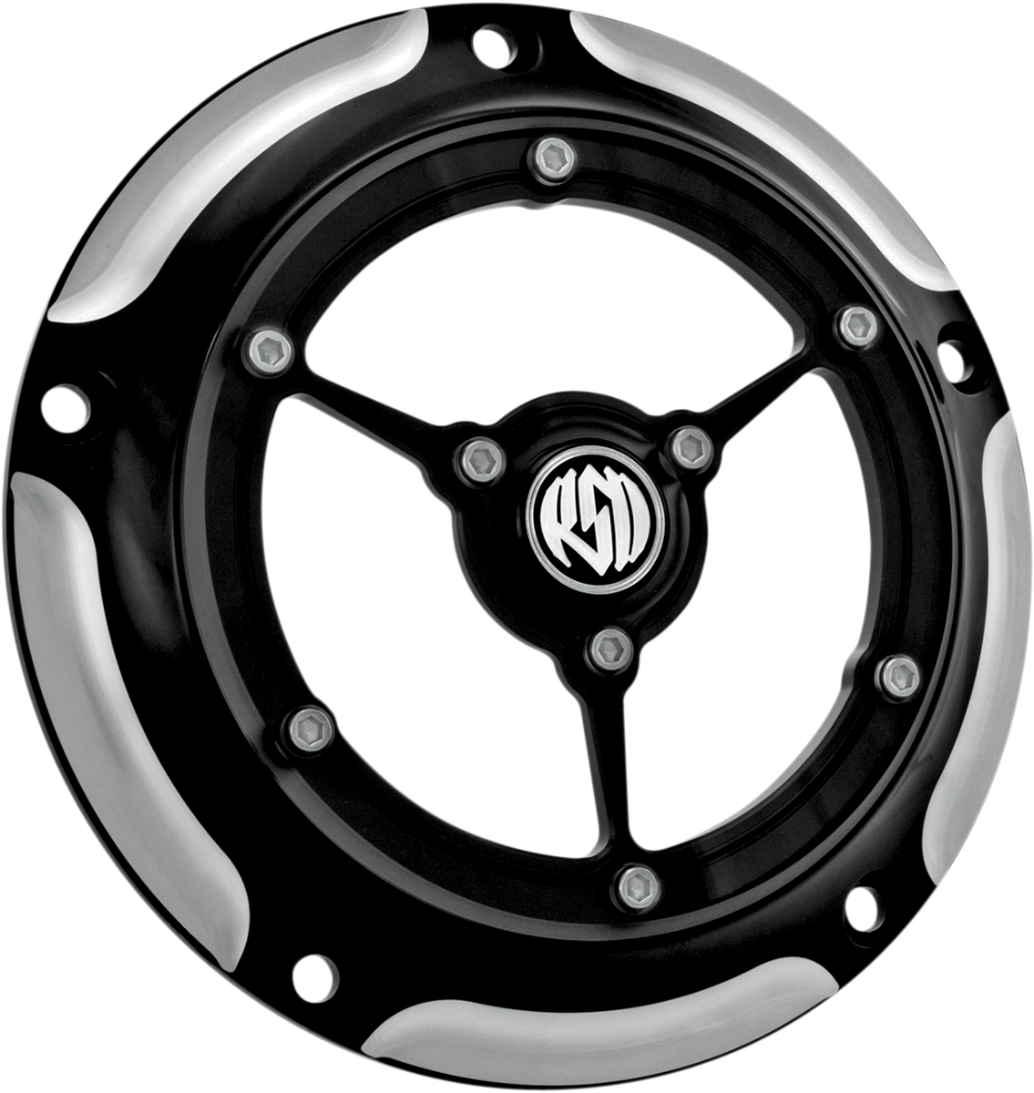 RSD Clarity Derby Cover - Contrast Cut™ - Big Twin 0177-2007-BM