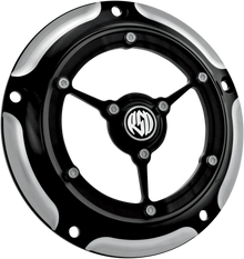 RSD Clarity Derby Cover - Contrast Cut™ - Big Twin 0177-2007-BM