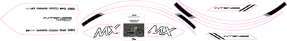 D'COR VISUALS Graphics Kit for Tazer MX - White 10-80-100-WH