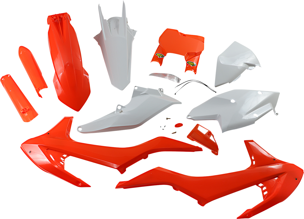 CYCRA Body Kit - Powerflow - Fluorescent Orange/White - SX/SX-F/XC/XC-F 1CYC-9317-22F