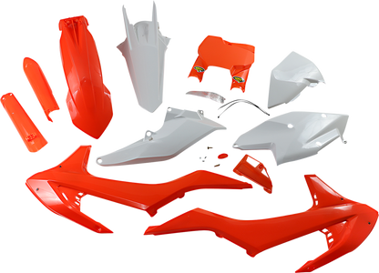 CYCRA Body Kit - Powerflow - Fluorescent Orange/White - SX/SX-F/XC/XC-F 1CYC-9317-22F