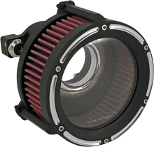 TRASK Assault Charge High-Flow Air Cleaner - Black TM-1022RC