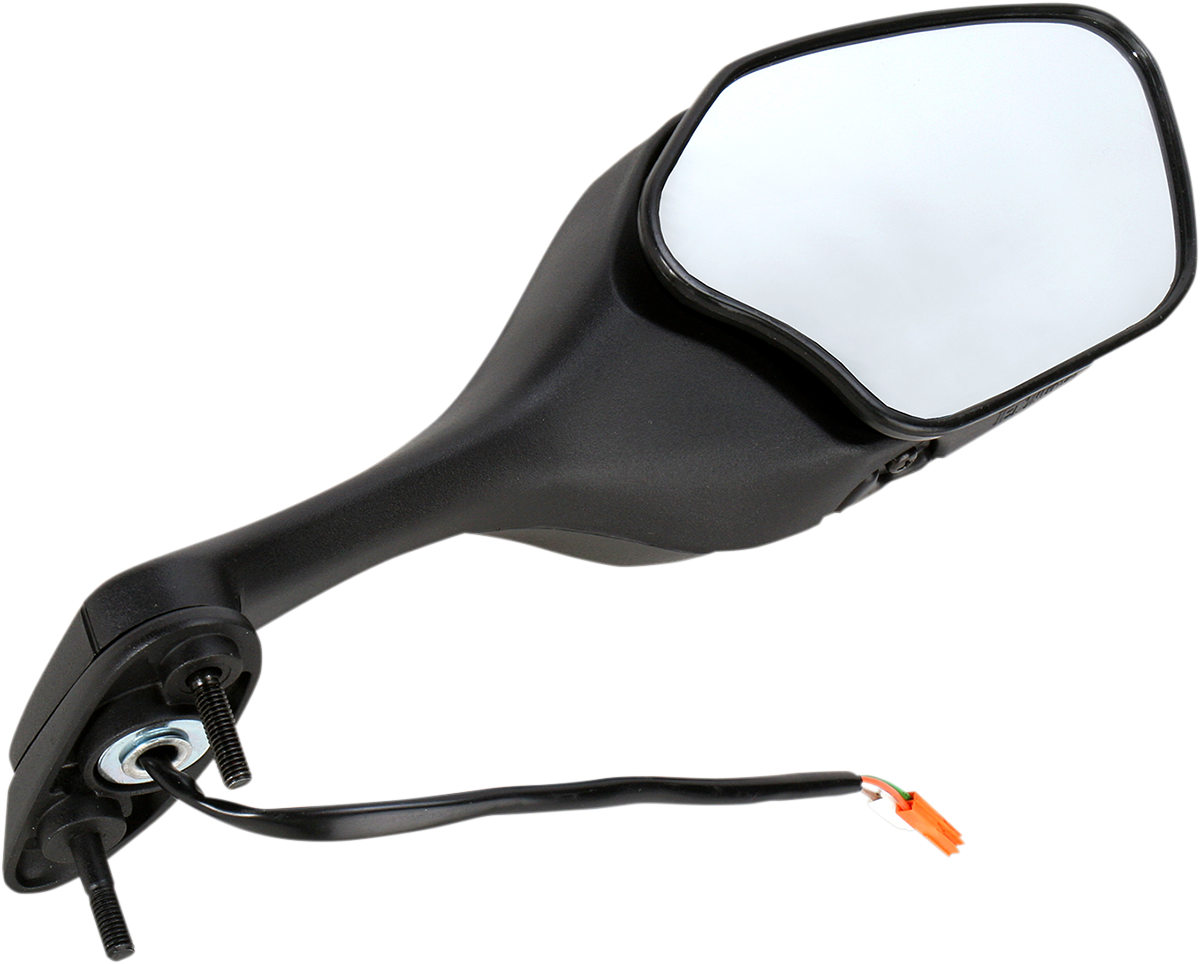 EMGO Mirror - Side View w/Integrated Lighting - Polygon - Black - Right 20-35261