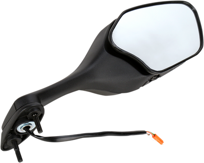 EMGO Mirror - Side View w/Integrated Lighting - Polygon - Black - Right 20-35261