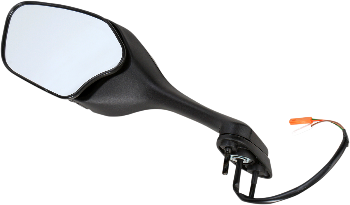 EMGO Mirror - Side View w/Integrated Lighting - Polygon - Black - Left 20-35262