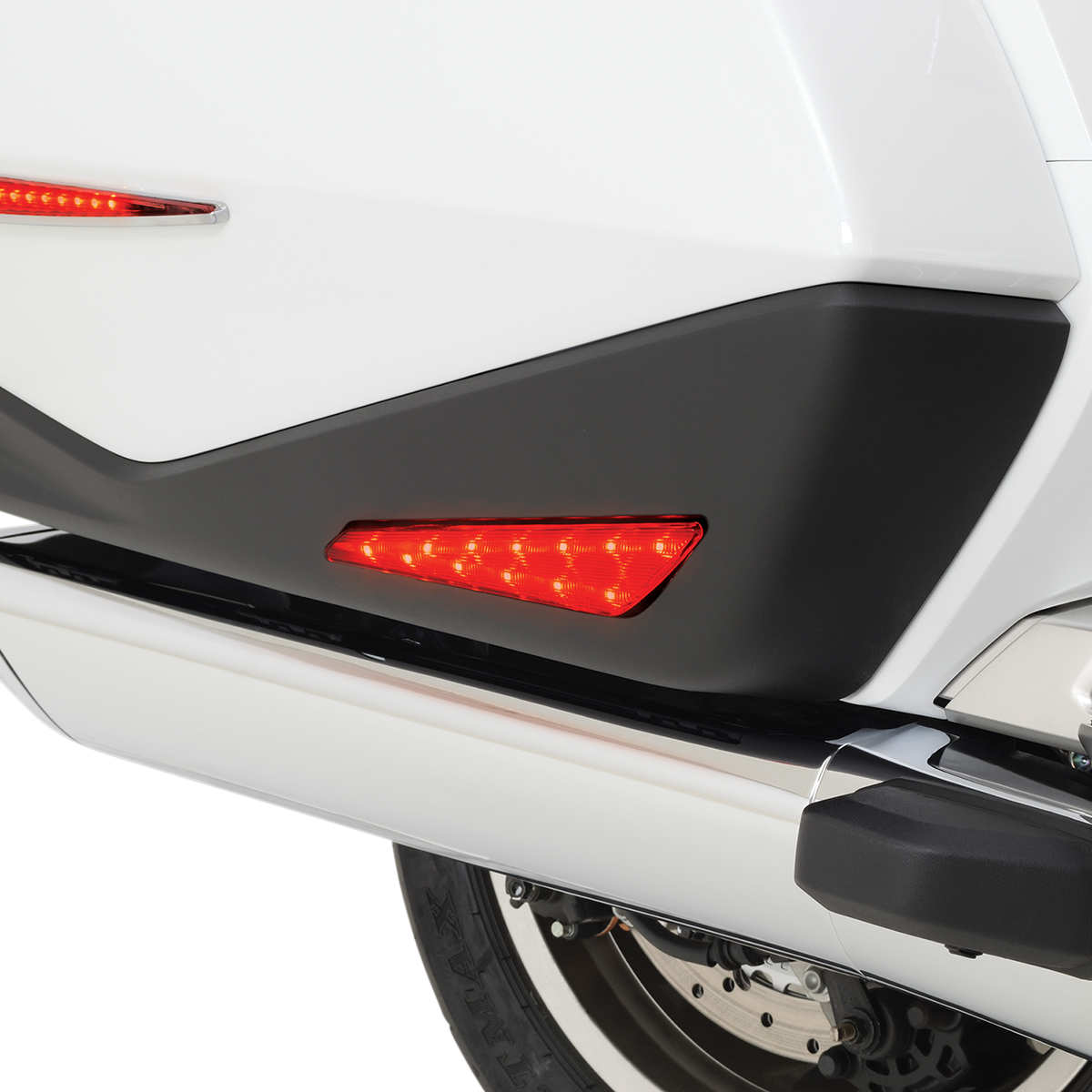 SHOW CHROME LED Marker Lights - Red Lens/Red LEDs - GL1800 52-953R