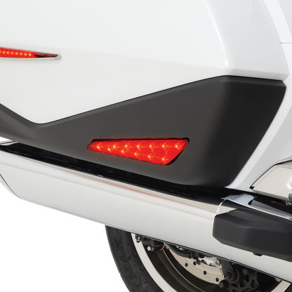 SHOW CHROME LED Marker Lights - Red Lens/Red LEDs - GL1800 52-953R