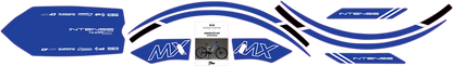 D'COR VISUALS Graphics Kit for Tazer MX - Blue 10-80-100-BL