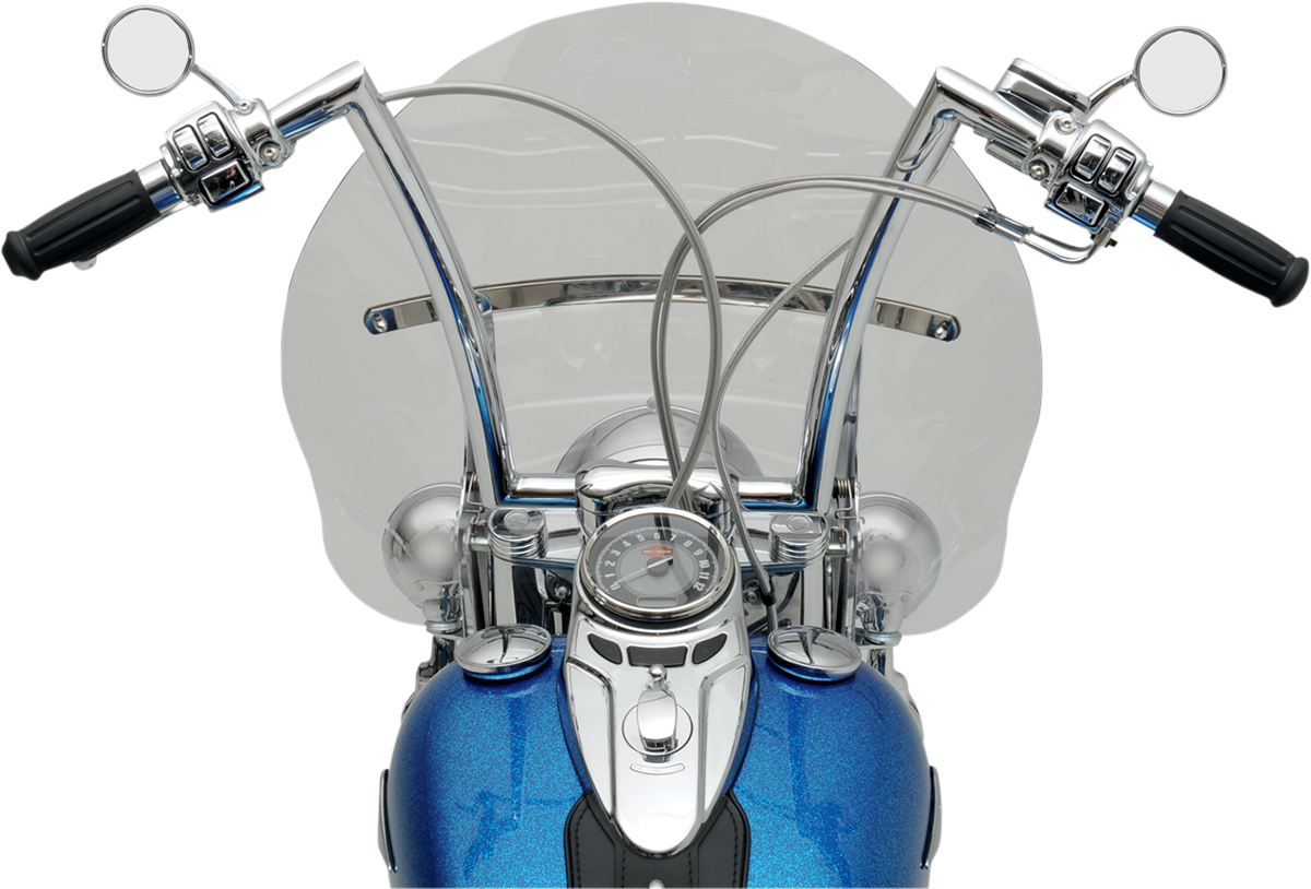 TODD'S CYCLE 1-1/4" Strip Handlebar - 17" Rise - Chrome 0601-2707
