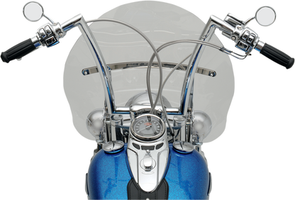 TODD'S CYCLE 1-1/4" Strip Handlebar - 17" Rise - Chrome 0601-2707
