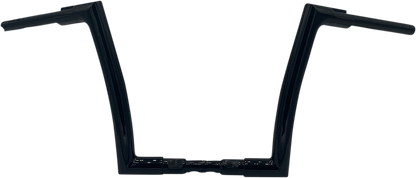 FAT BAGGERS INC. 1-1/2" EZ Install Flat Top Handlebar - 12" - Black 608012-B