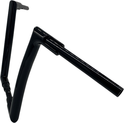 FAT BAGGERS INC. 1-1/2" EZ Install Flat Top Handlebar - 14" - Black 608014-B