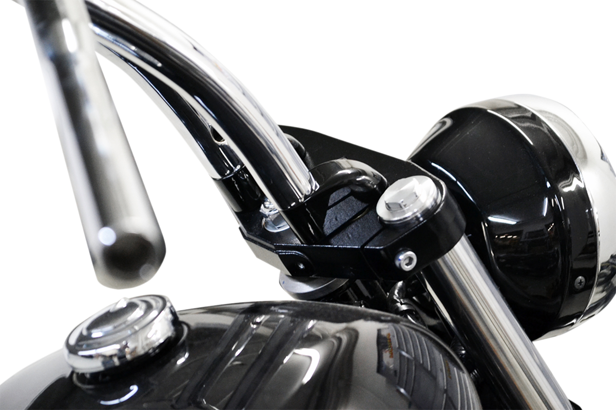 LA CHOPPERS Handlebar Riser Pullback Extension Kit - 1" - Black LA-7416-01B