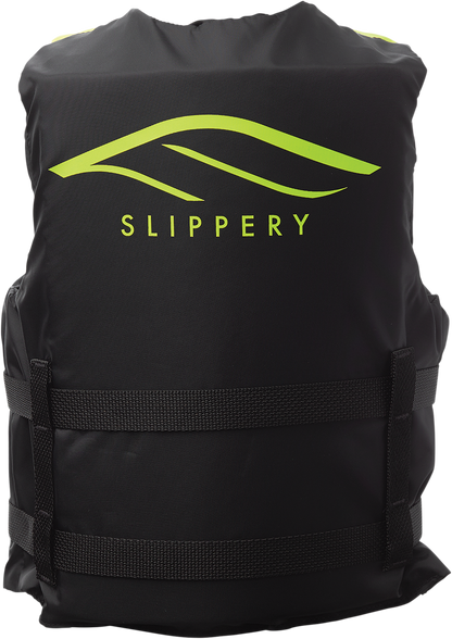 SLIPPERY Youth Hydro Vest - Black/Neon Yellow 11221430000220