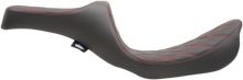 DRAG SPECIALTIES SEATS Predator III Seat - Double Diamond - Red Stitching - FXD/FLD '06-'17 0803-0604