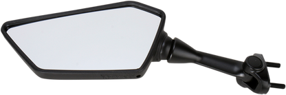 EMGO Mirror - Side View - Polygon - Black - Left 20-43092