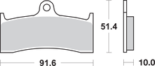 SBS HF Brake Pads - YZF 750 729HF