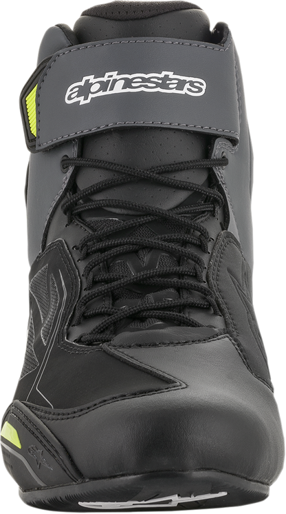 ALPINESTARS Faster-3 Drystar® Shoes - Black/Gray/Yellow - US 6.5 2540719175-6.5