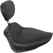 MUSTANG Sport Seat - Studded - Driver's Backrest - FLST '05-'15 79489