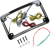 CUSTOM DYNAMICS License Plate Frame - Radius - Black TF05-B