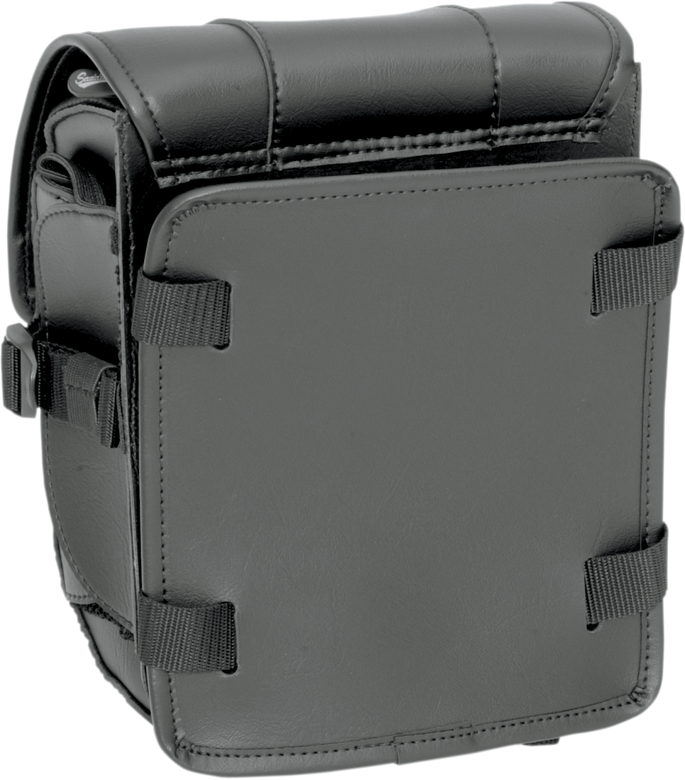 SADDLEMEN Sissy Bar Bag - Deluxe - Black 3503-0064