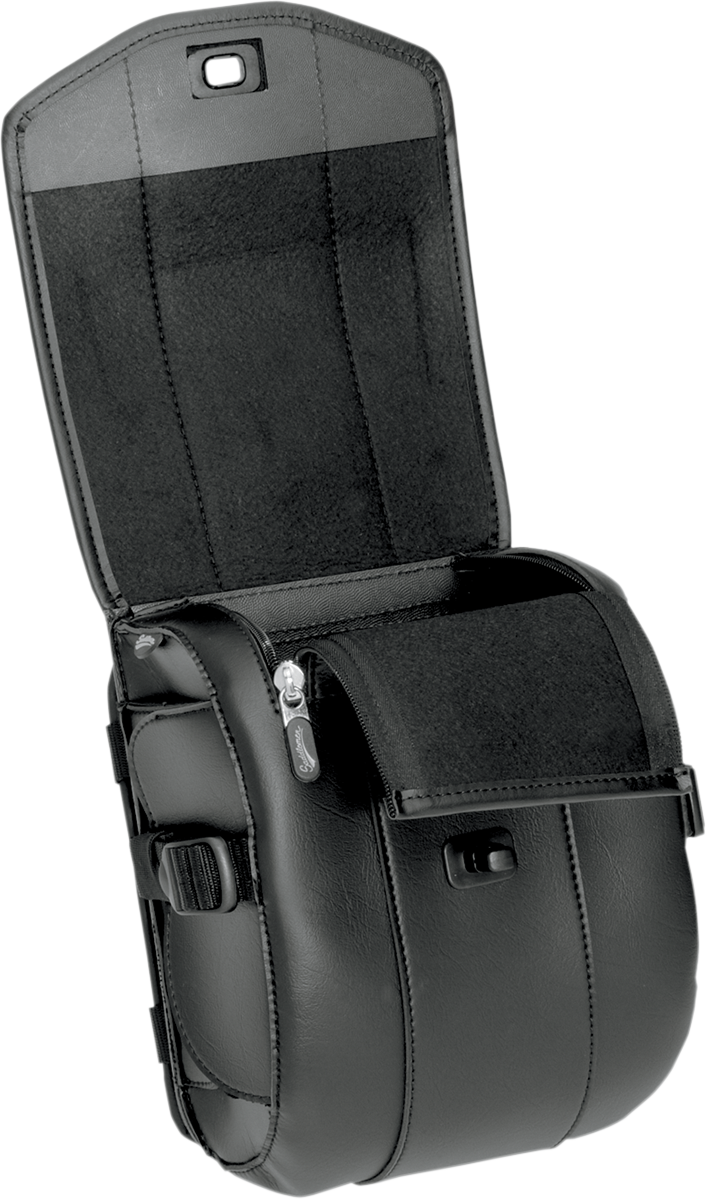 SADDLEMEN Sissy Bar Bag - Deluxe - Black 3503-0064
