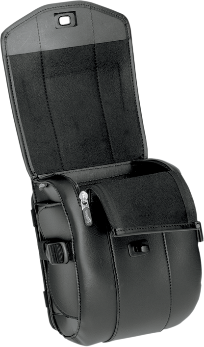 SADDLEMEN Sissy Bar Bag - Deluxe - Black 3503-0064