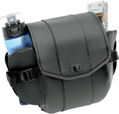 SADDLEMEN Sissy Bar Bag - Deluxe - Black 3503-0064