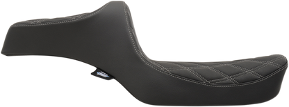 DRAG SPECIALTIES SEATS Predator III Seat - Double Diamond - Silver Stitching - XL '82-'03 0804-0733