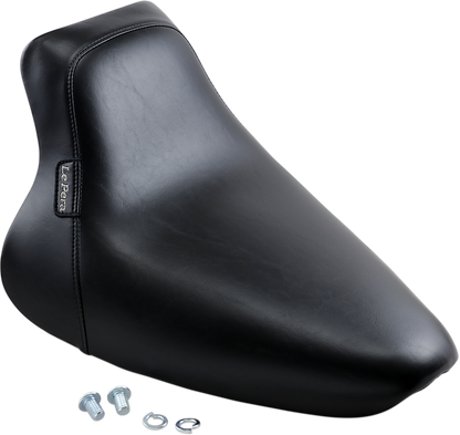 LE PERA Bare Bones Solo Seat - Smooth - Black - Softail '00-'07 LGX-007