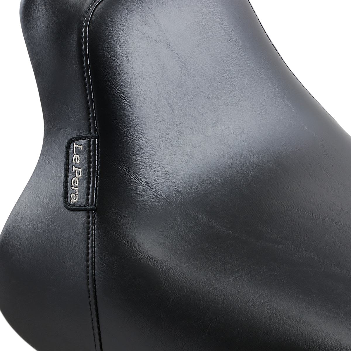 LE PERA Bare Bones Solo Seat - Smooth - Black - Softail '00-'07 LGX-007