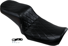 LE PERA Cherokee Seat - Diamond Pleated - Black - FL/FX '06-'17 LK-021DM