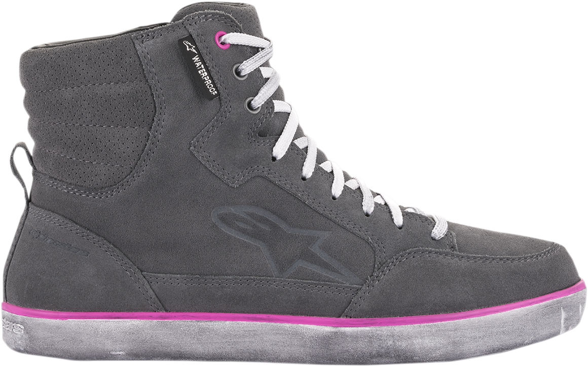 ALPINESTARS J-6 Waterproof Women's Shoes - Gray/Pink - US 5.5 254222090955.5