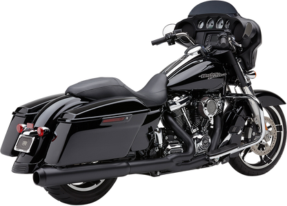 COBRA Powr-Flo 2:1 Exhaust - Black - '17-'20 FL 6451RB