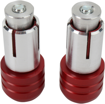 RENTHAL Handlebar End Plugs - Red E192