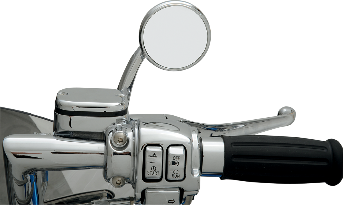 TODD'S CYCLE Mirror - Shooter - Side View - Round - Chrome - Right - Each SMR-1