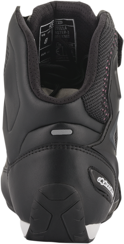 ALPINESTARS Stella Faster-3 Rideknit Shoes - Black/Yellow/Pink - US 6 / EU 37.5 251052014396