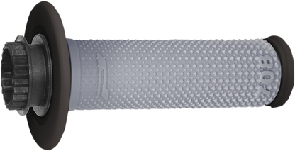 PRO GRIP 708 Lock-On Grips - Black/Gray PA070800NEGR