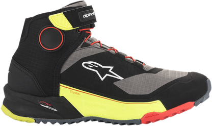 ALPINESTARS CR-X Drystar® Shoes - Black/Red/Yellow Fluorescent - US 14 / EU 48 2611820153814