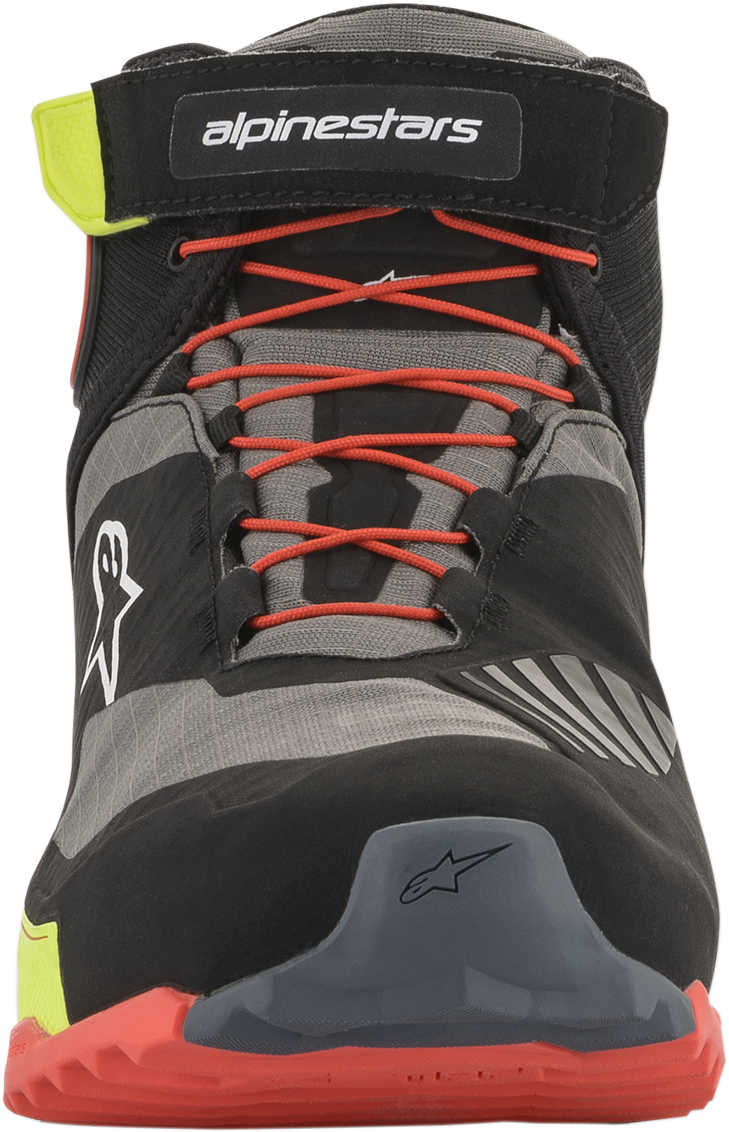 ALPINESTARS CR-X Drystar® Shoes - Black/Red/Yellow Fluorescent - US 10 / EU 43 2611820153810