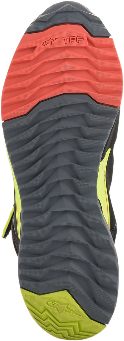 ALPINESTARS CR-X Drystar® Shoes - Black/Red/Yellow Fluorescent - US 10 / EU 43 2611820153810