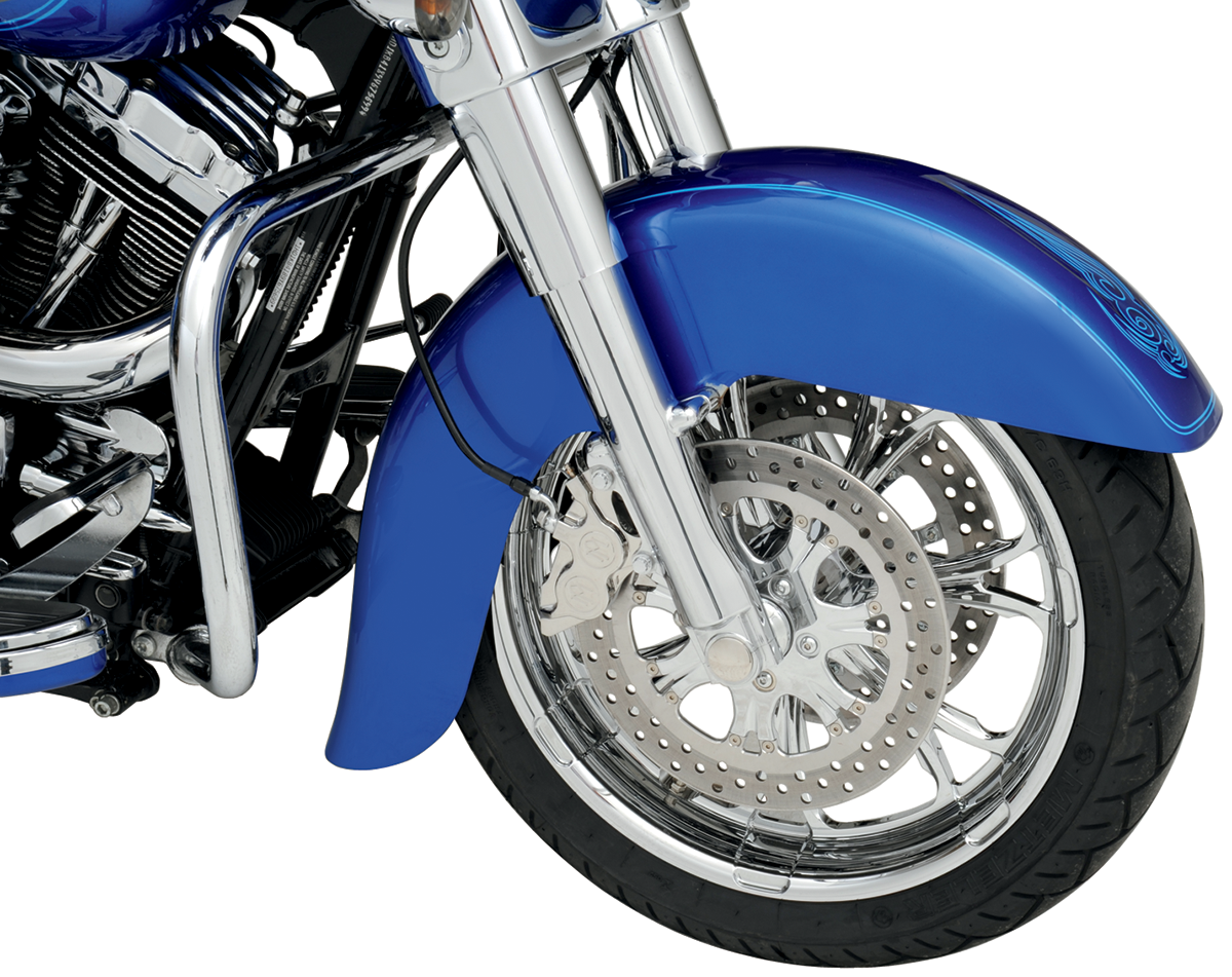 KLOCK WERKS Axle Cap - Lower Fork Leg - Chrome KWS-01-0010-C