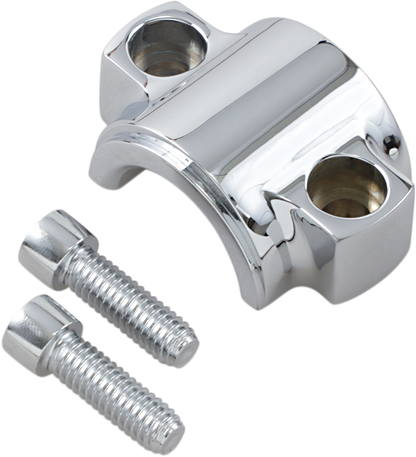 KLOCK WERKS Axle Cap - Lower Fork Leg - Chrome KWS-01-0010-C