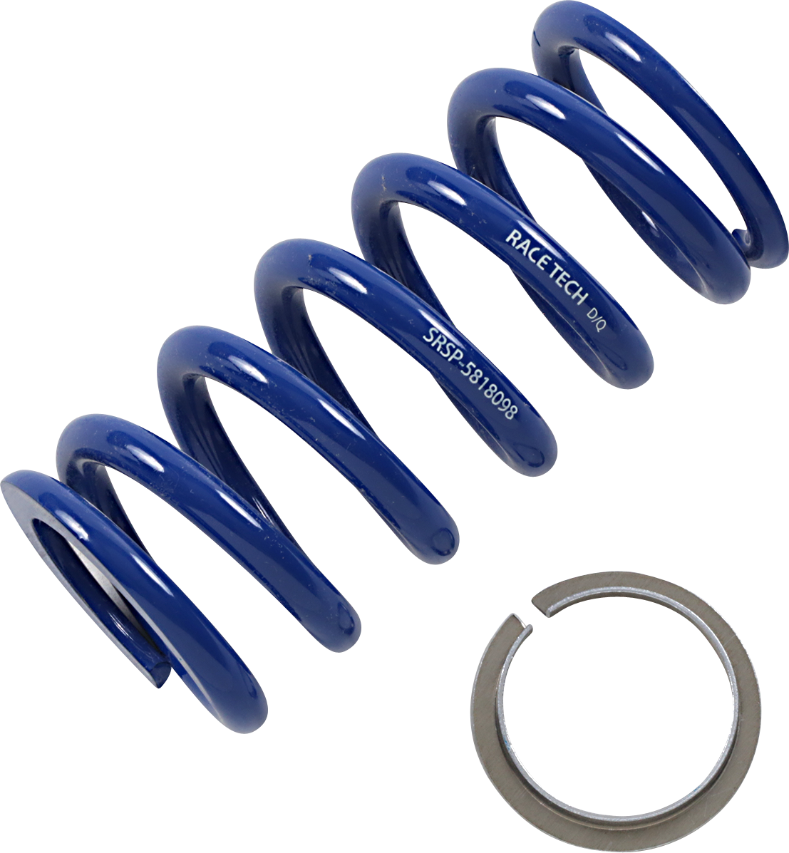RACE TECH Shock Spring - Rear - Blue - Sport Series - Spring Rate 548.78 lb/in SRSP 5818098