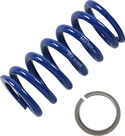 RACE TECH Shock Spring - Rear - Blue - Sport Series - Spring Rate 548.78 lb/in SRSP 5818098
