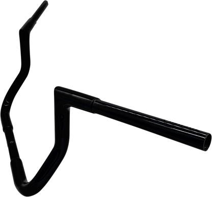 FAT BAGGERS INC. 1-1/4" EZ Install Flat Top Handlebar - 10" - Black 705010-B
