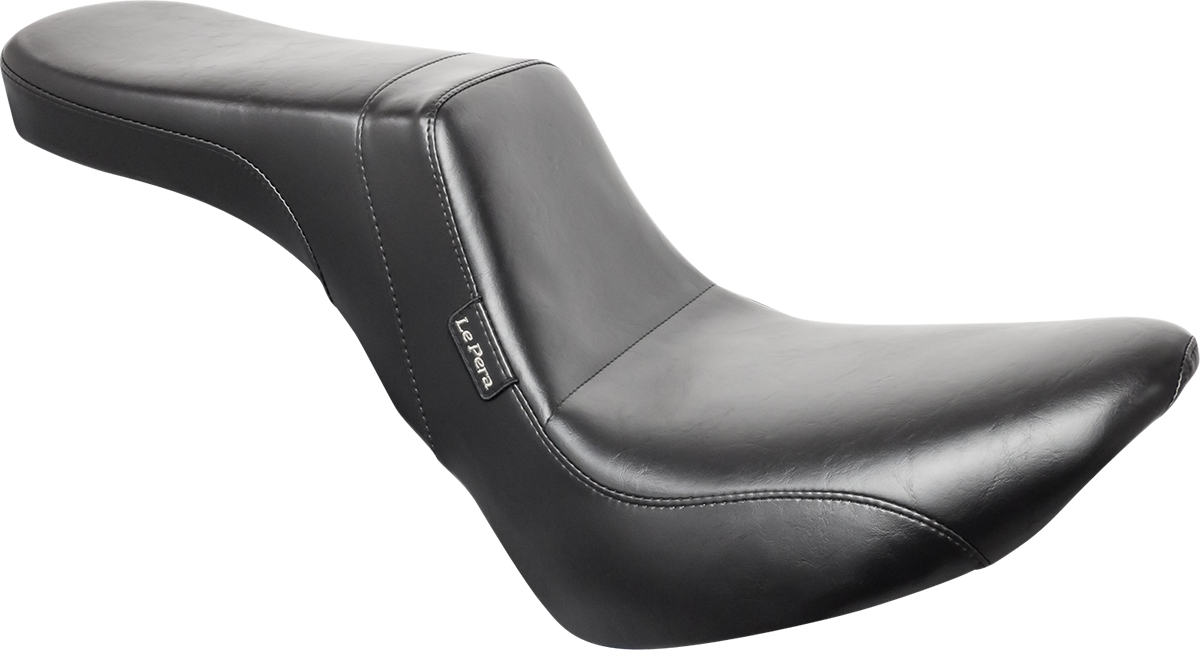 LE PERA Daytona 2-Up Seat - Without Backrest - Smooth - Black - FX/FL '18-'23 LY-543S