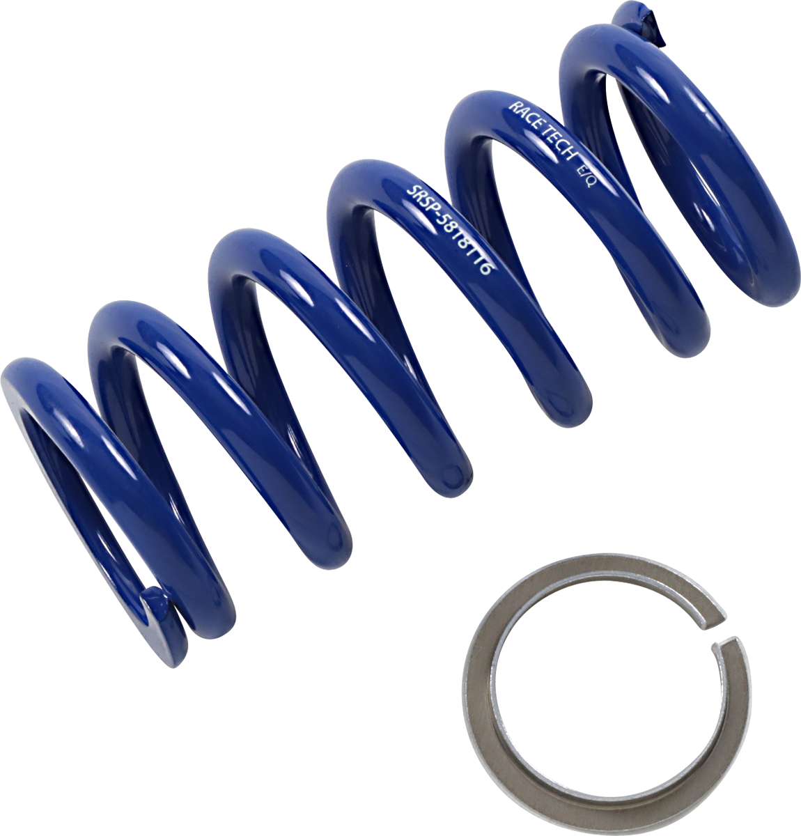 RACE TECH Shock Spring - Rear - Blue - Sport Series - Spring Rate 649.58 lb/in SRSP 5818116