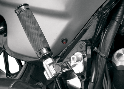 TODD'S CYCLE Vice Foot Pegs - Black VFP-2
